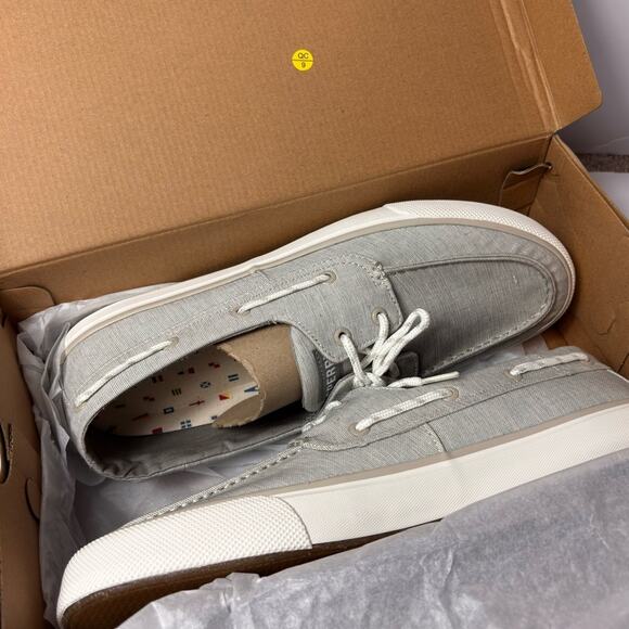 SPERRY BAHAMA CHAMBRAY GREY USA 13 MEN BRAND NEW WITH BOX BOAT SHOES main image 5